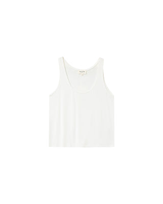 Debardeur fluide en modal ecru Pie