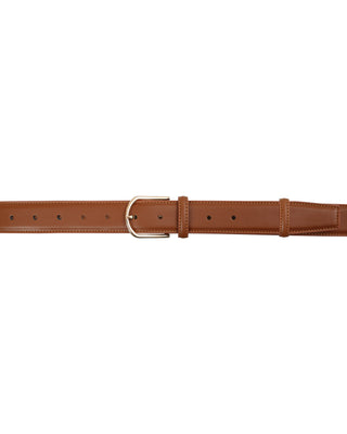 Ceinture en cuir camel Pinson