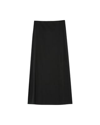 Jupe longue fluide anthracite Please