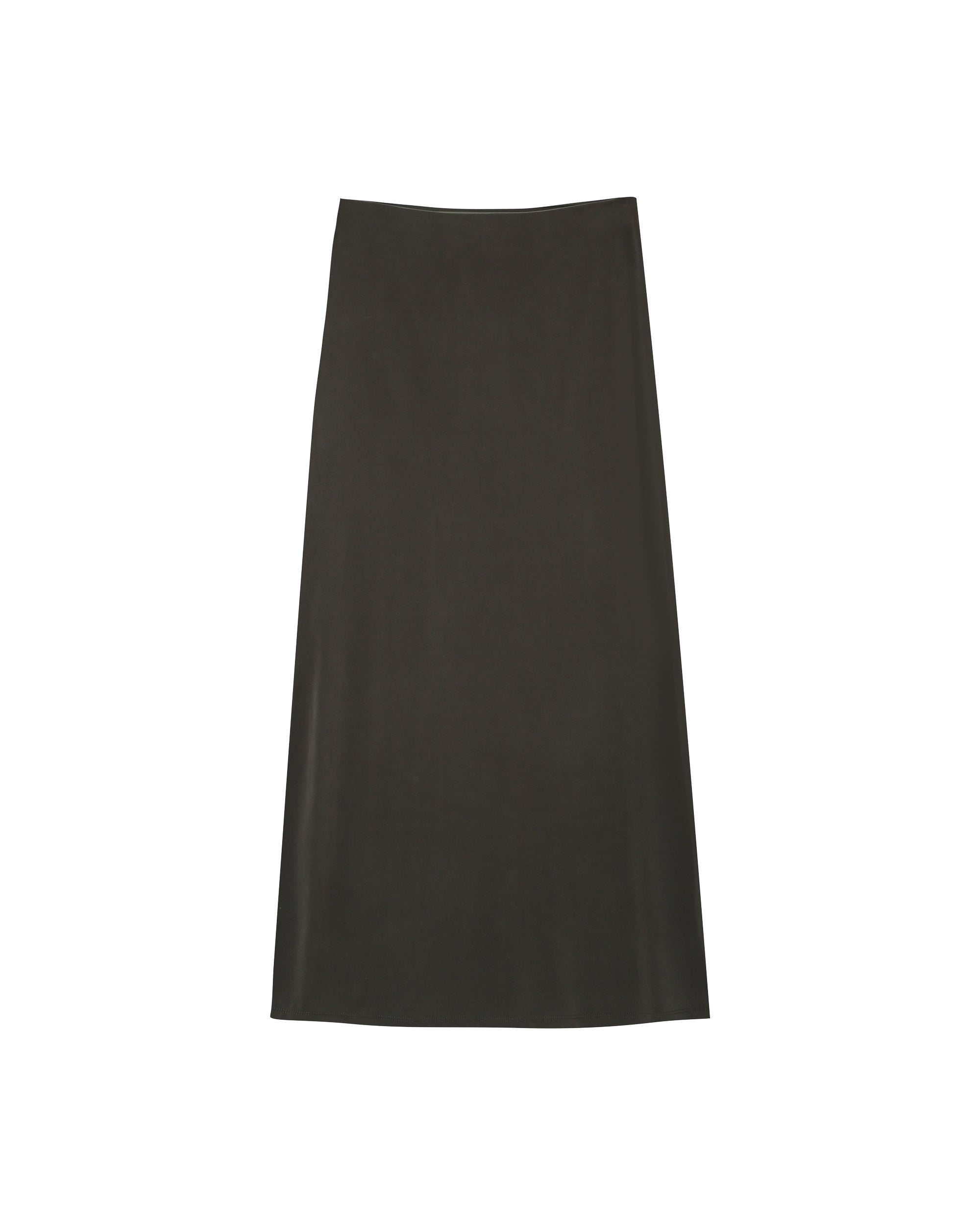Jupe longue fluide kaki Please