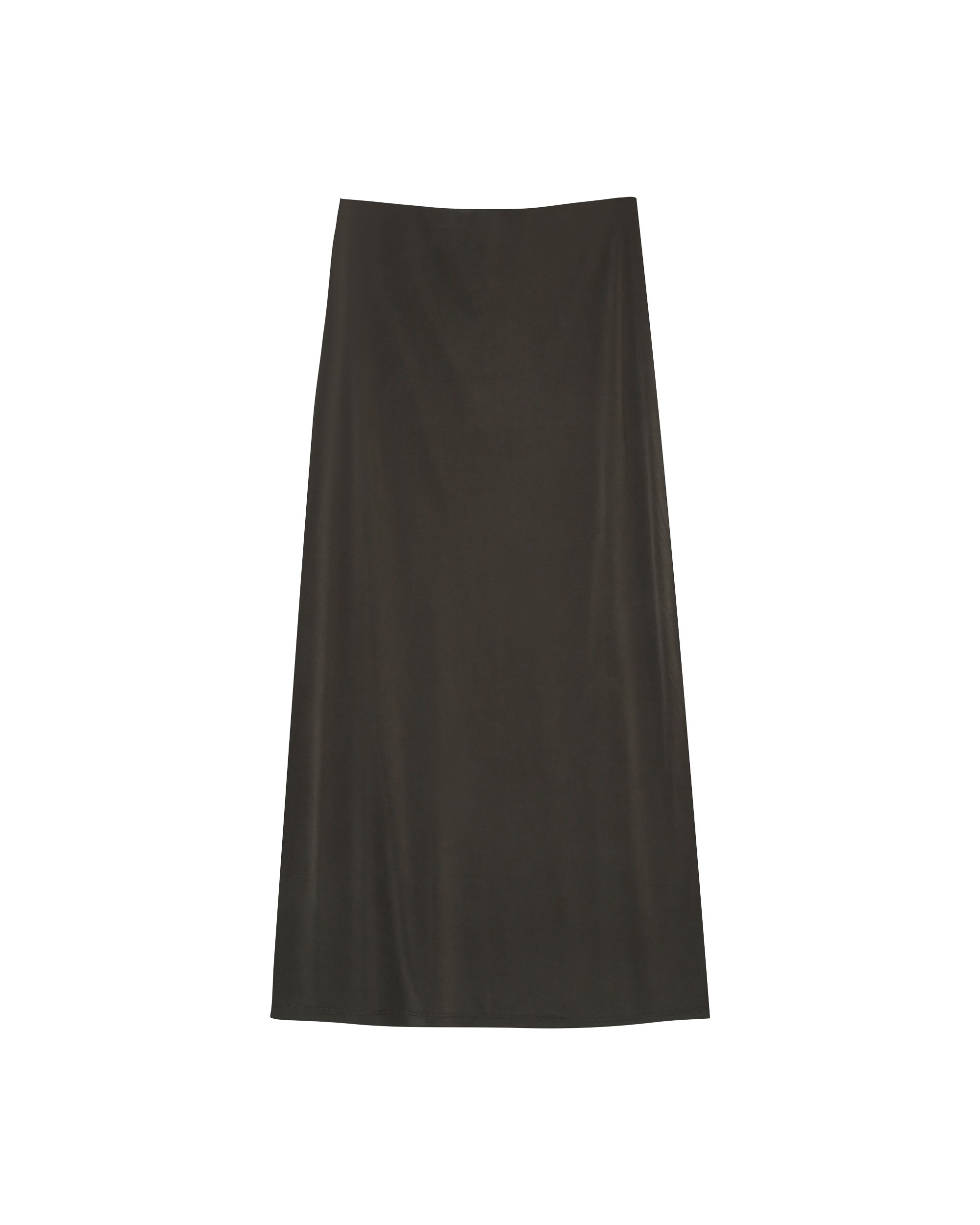 Jupe longue fluide kaki Please