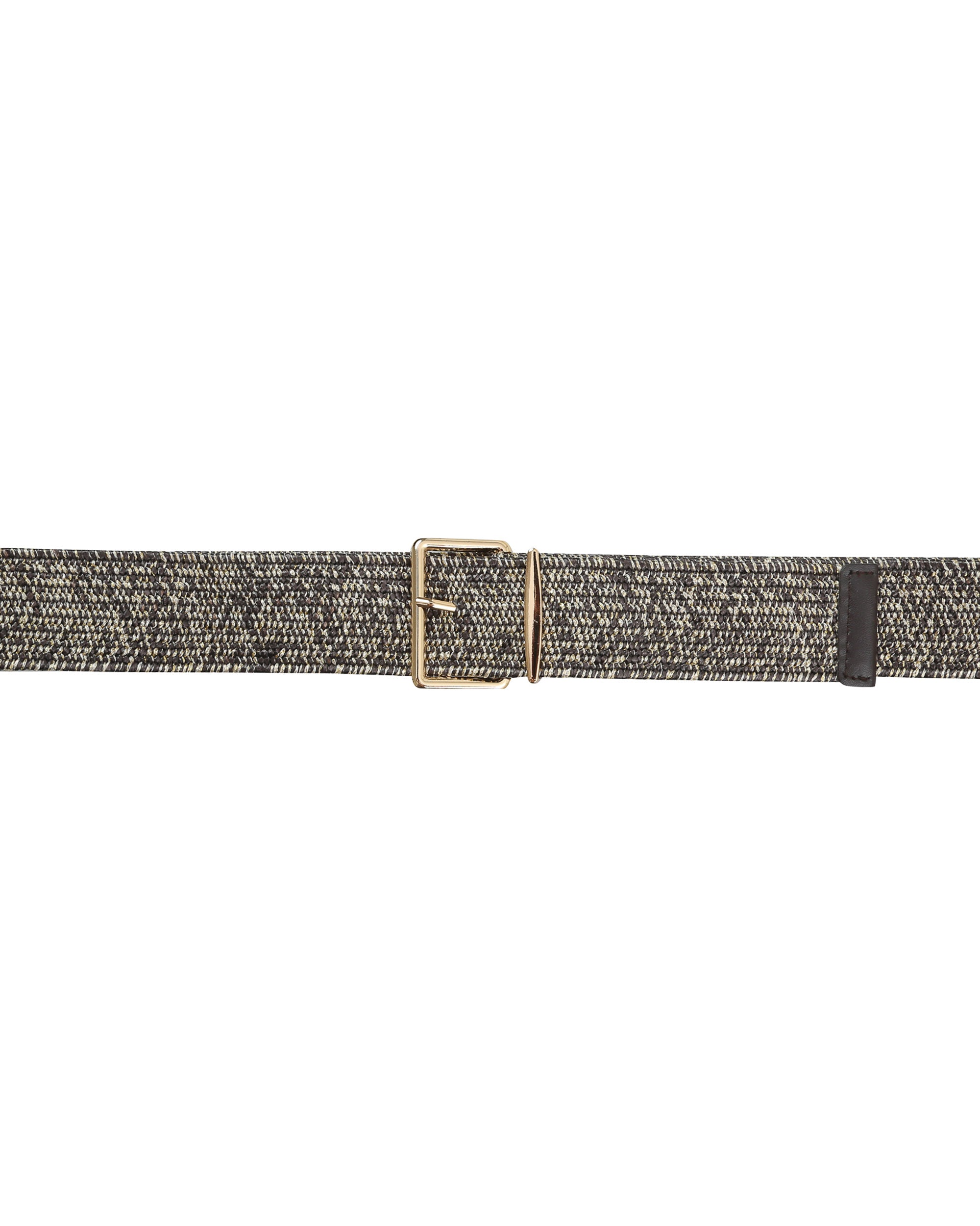 Ceinture tissee anthracite Pommier