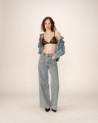 Lace bralette black Presley