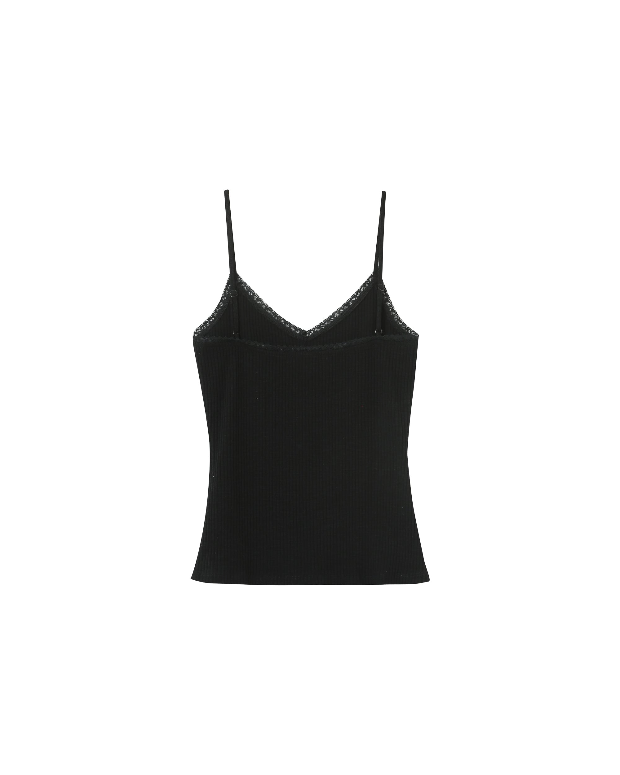 Top avec lisere en dentelle noir Presto