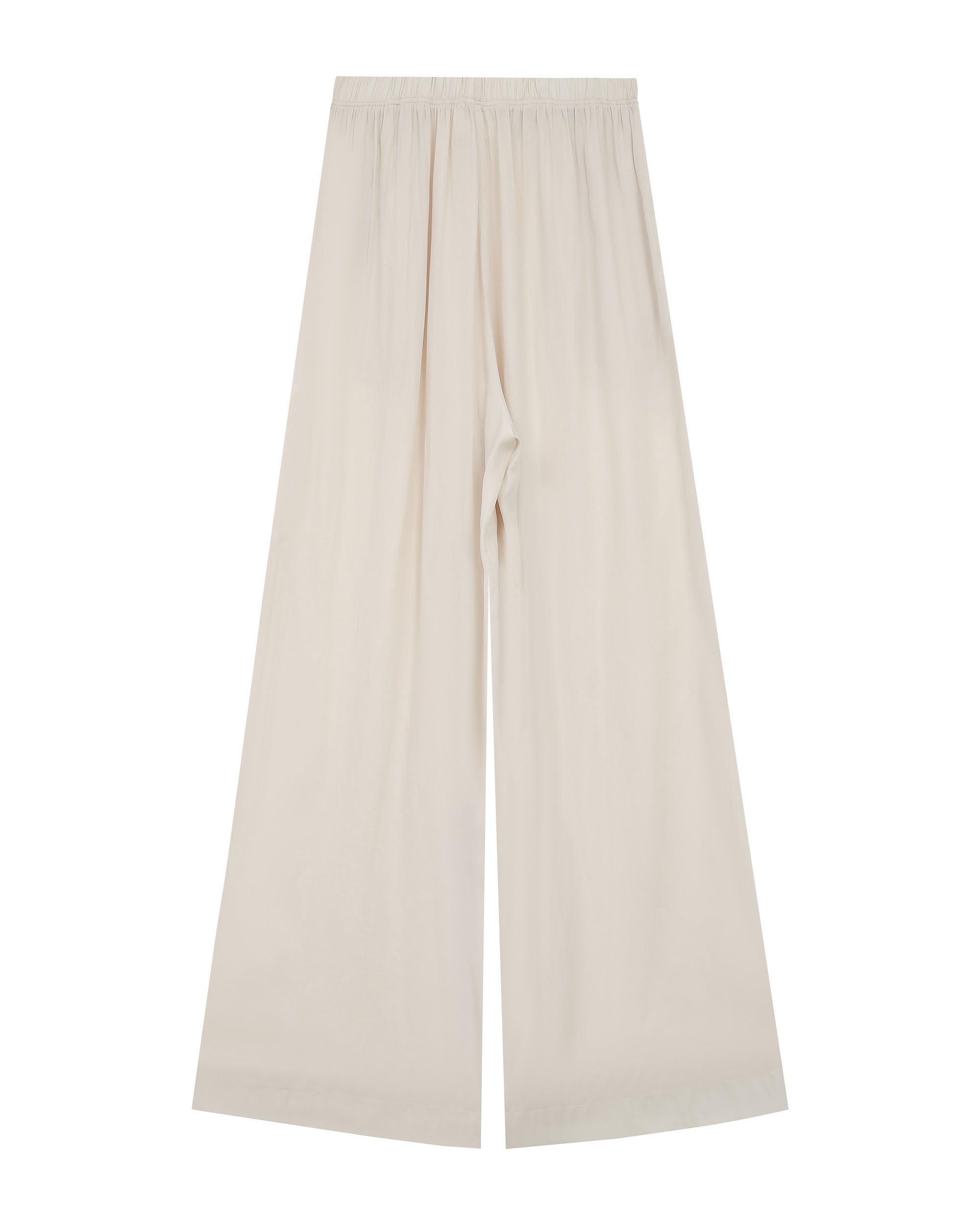 Pantalon large fluide ecru Rain