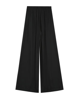 Pantalon large fluide noir Rain