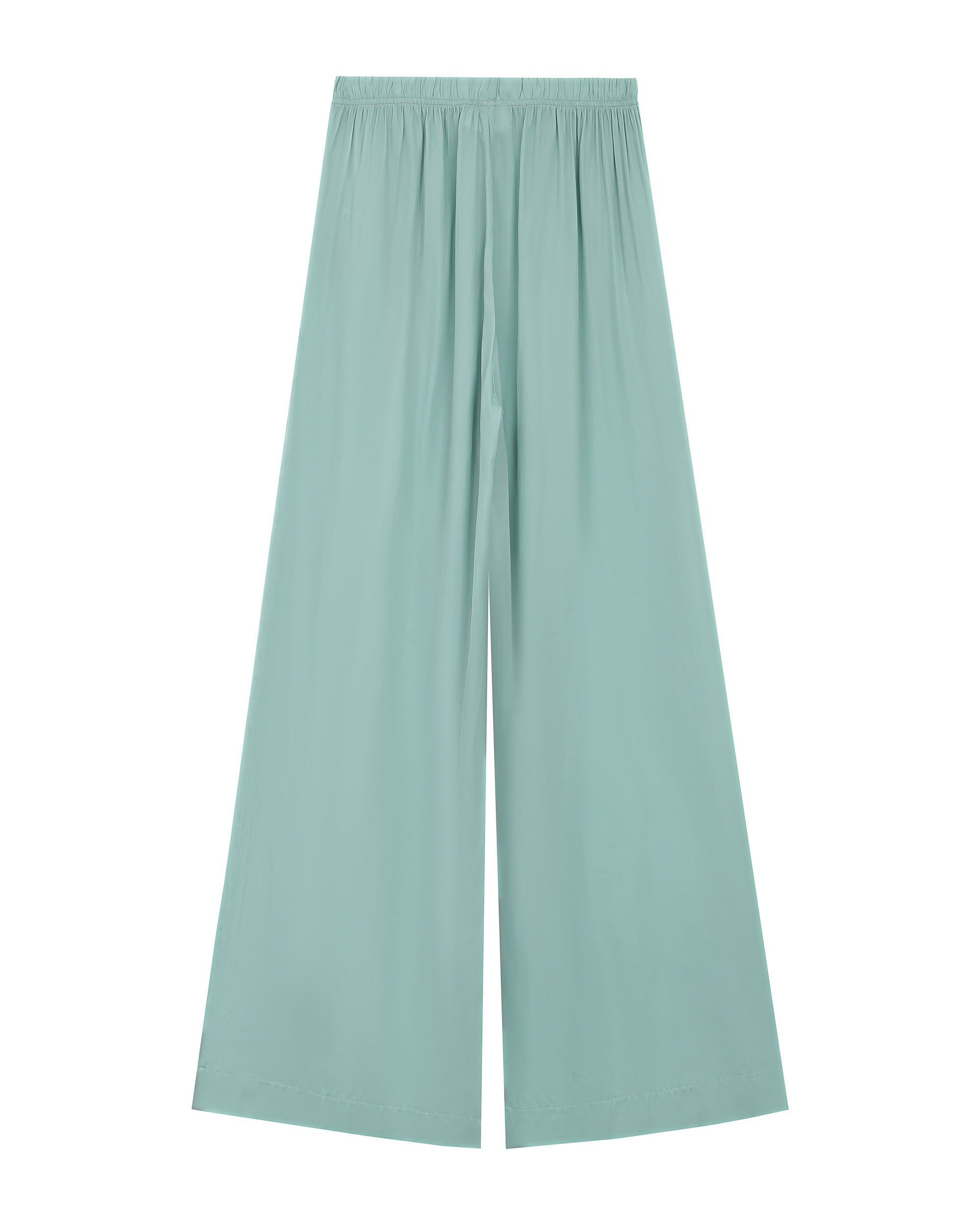 Pantalon large fluide vert Rain