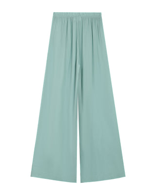 Pantalon large fluide vert Rain
