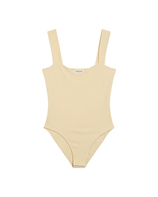 Heart neckline body yellow Raphael