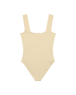 Heart neckline body yellow Raphael