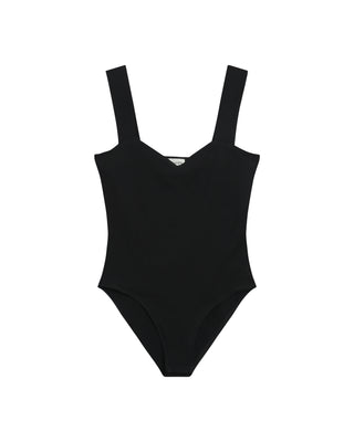 Heart neckline body black Raphael