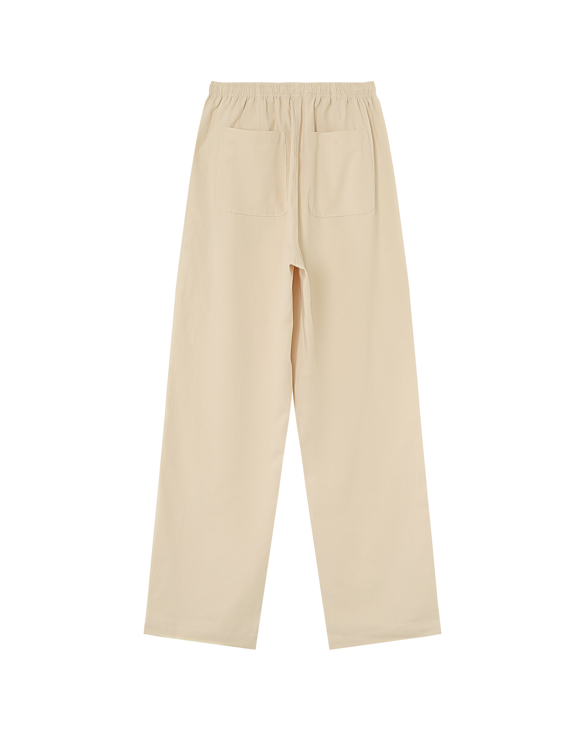 Straight cotton trousers beige Rhode_13125