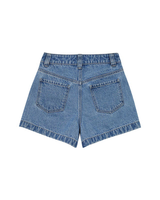 Short en jean medium blue Rice