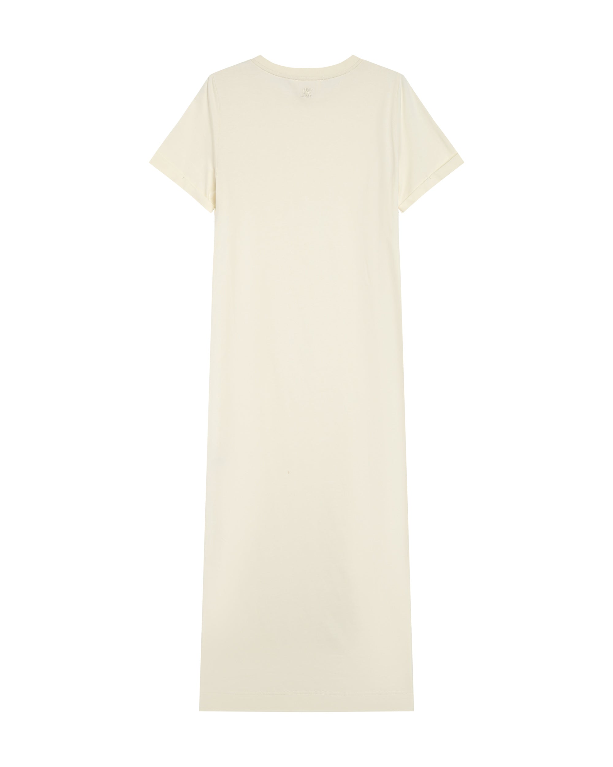 Robe t-shirt longue ecru Rosalie