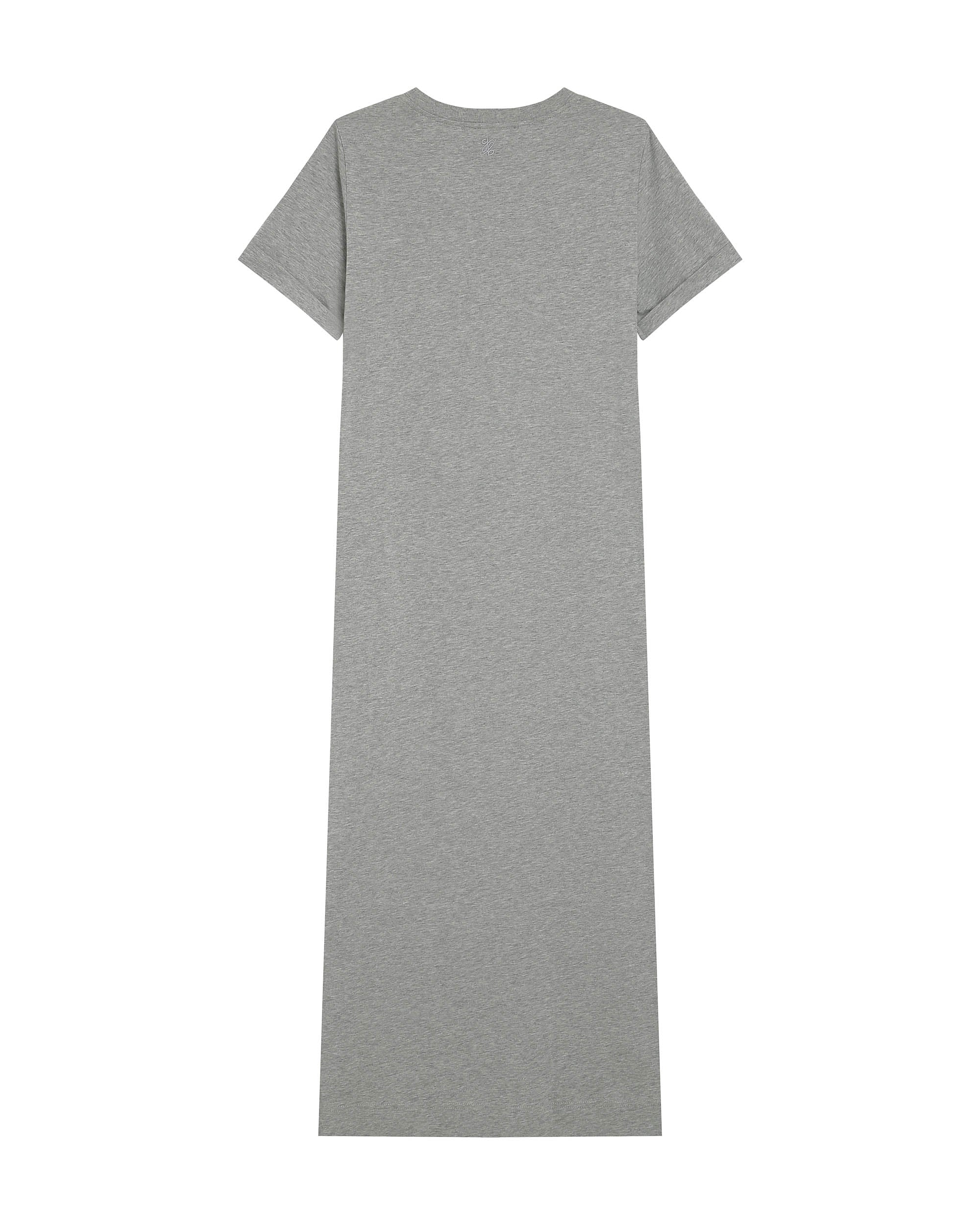 Robe t-shirt longue gris Rosalie