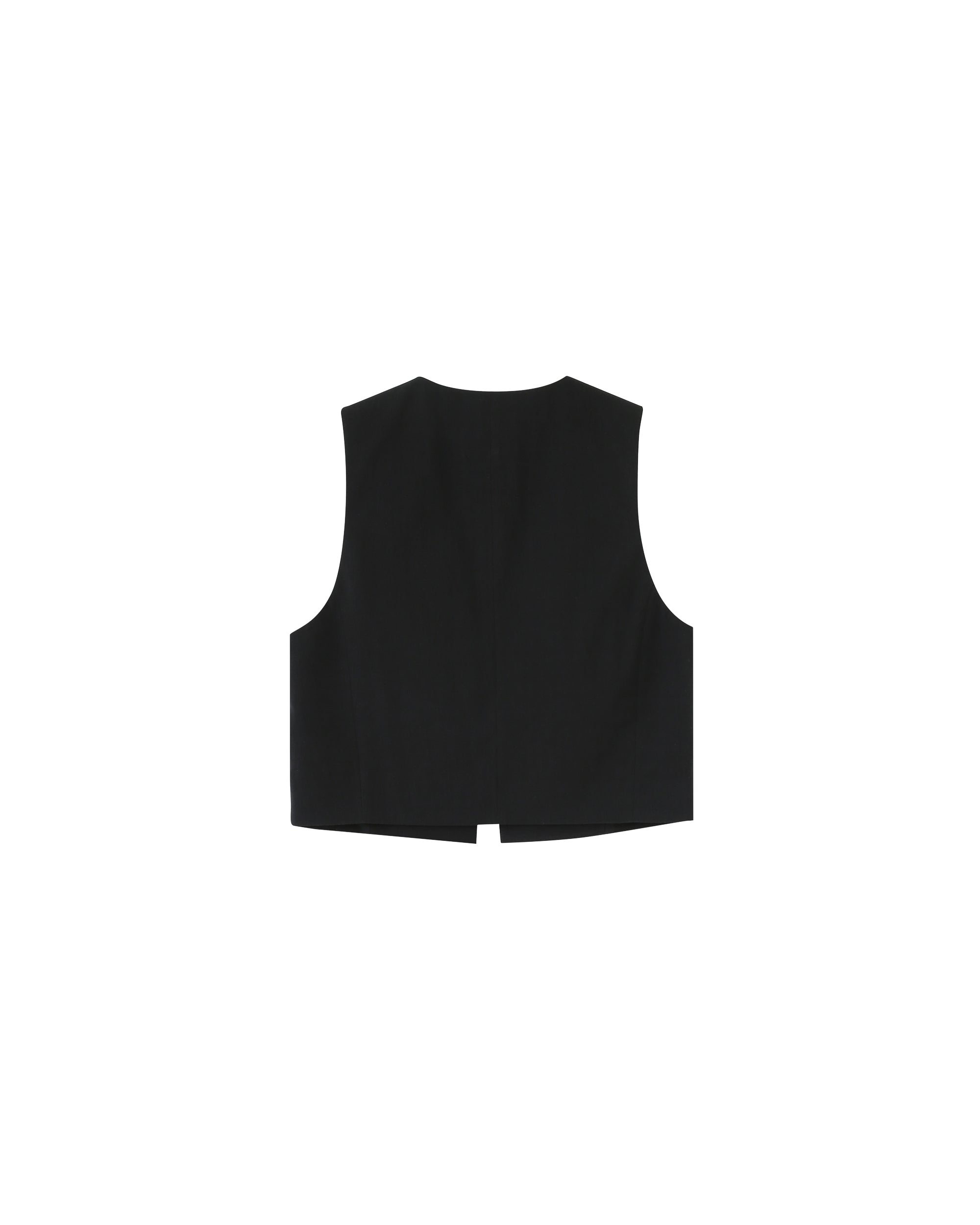 Knotted crop top black Rubens