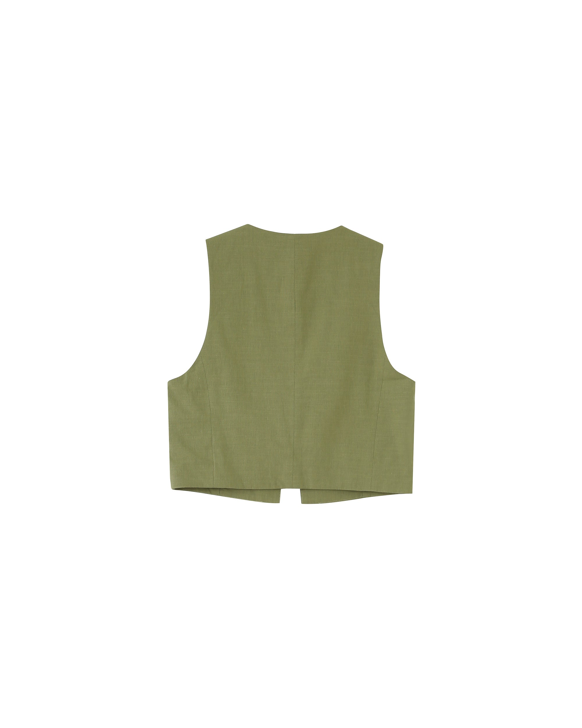 Knotted crop top vert Rubens
