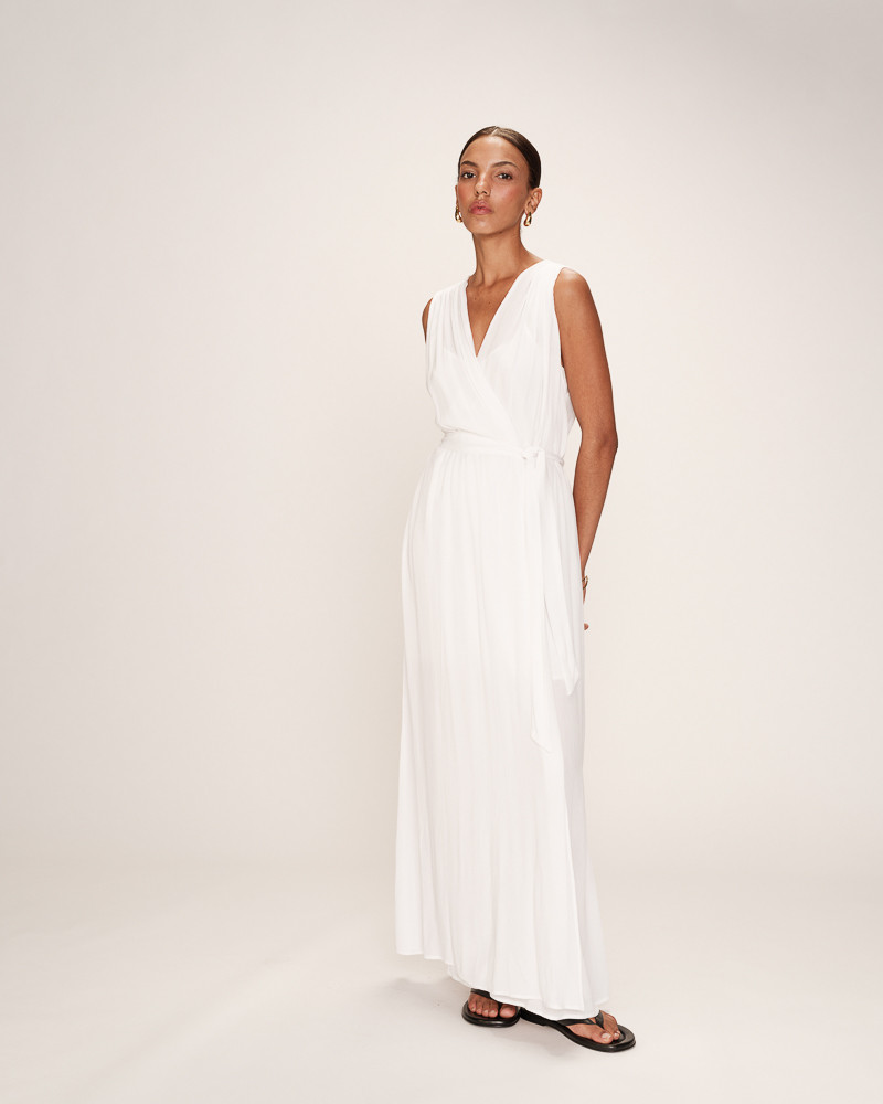 ROBE LONGUE ECRU REGIS