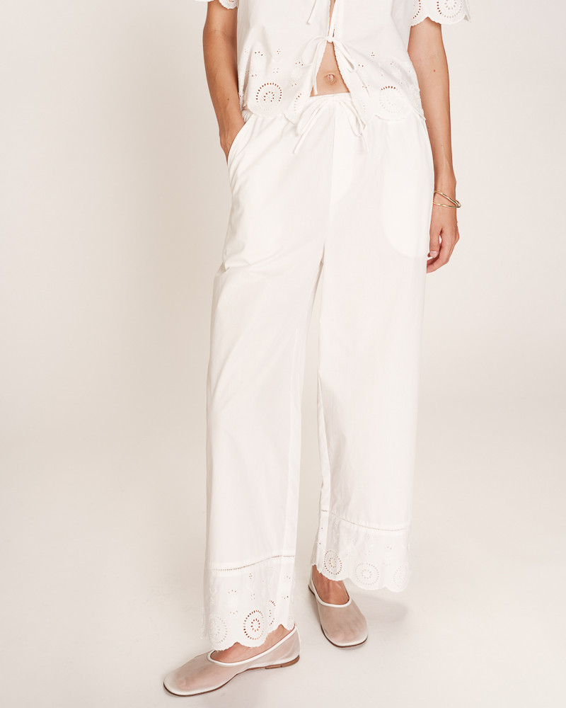 PANTALON ECRU RENOIR