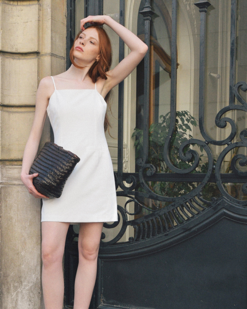 SHORT DRESS ECRU RIVOLI