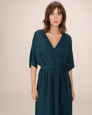 ROBE LONGUE EMERAUDE MAUD