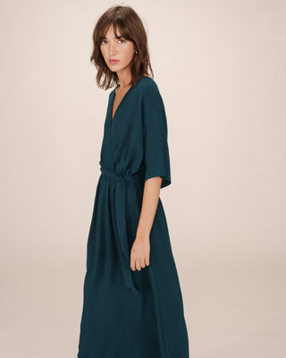 ROBE LONGUE EMERAUDE MAUD