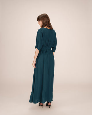 ROBE LONGUE EMERAUDE MAUD
