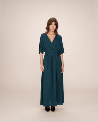 ROBE LONGUE EMERAUDE MAUD