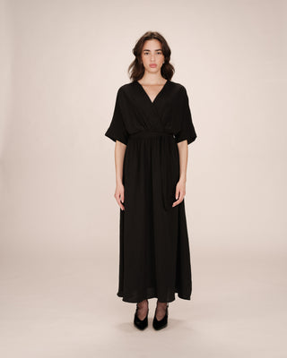 ROBE LONGUE NOIR MAUD