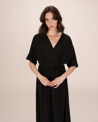 ROBE LONGUE NOIR MAUD
