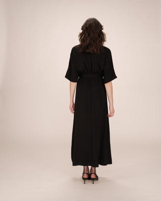 ROBE LONGUE NOIR MAUD