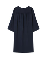 Short babydoll dress navy Susana