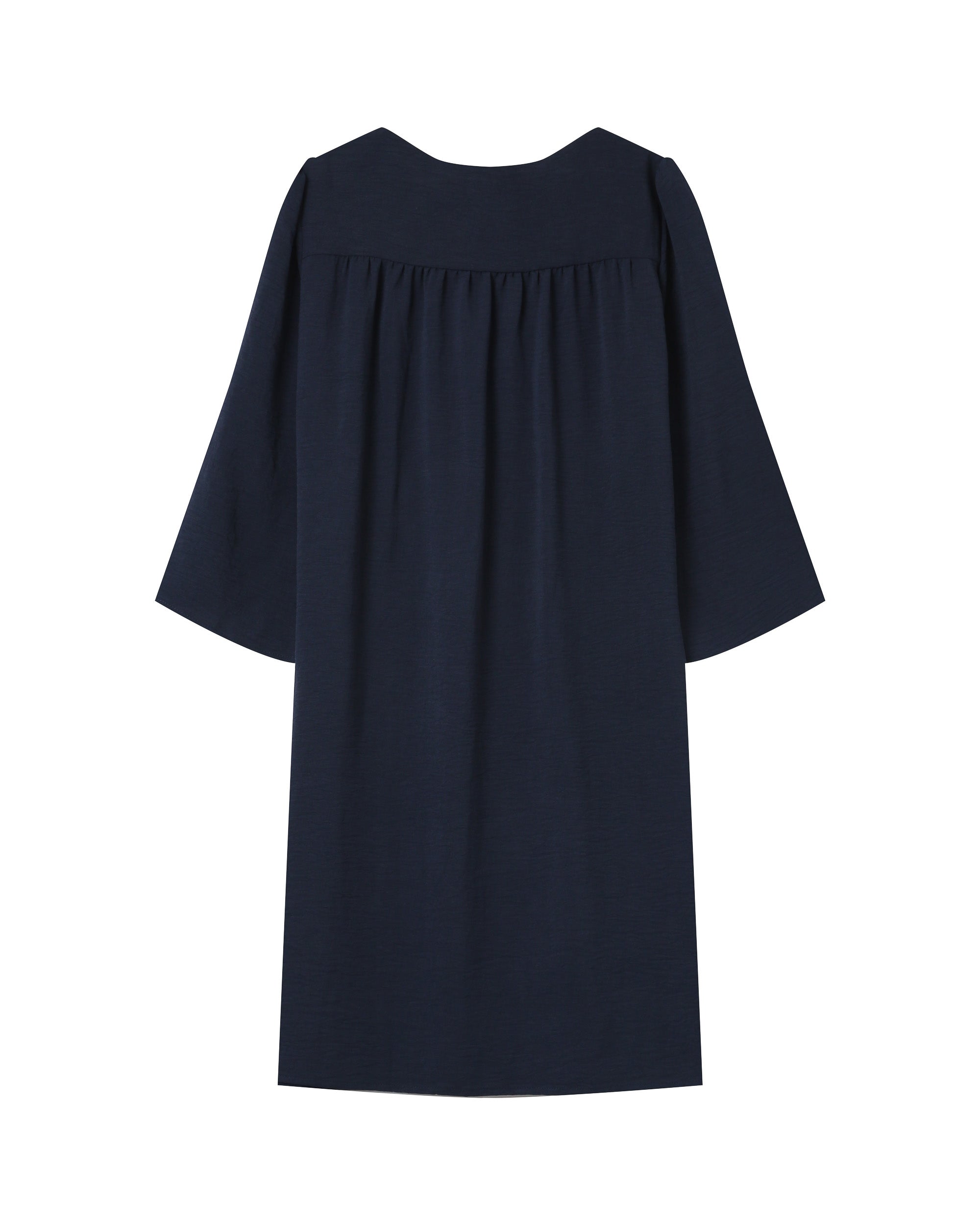 Short babydoll dress navy Susana