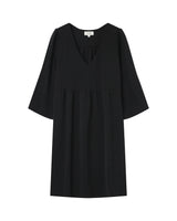 Short babydoll dress black Susana