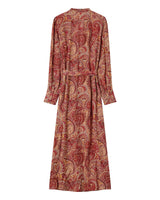 Robe longue bohÃ¨me terracotta Source