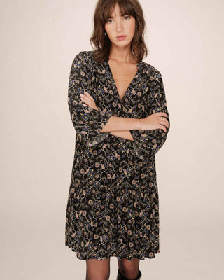 ROBE COURTE NOIR SIRIUS