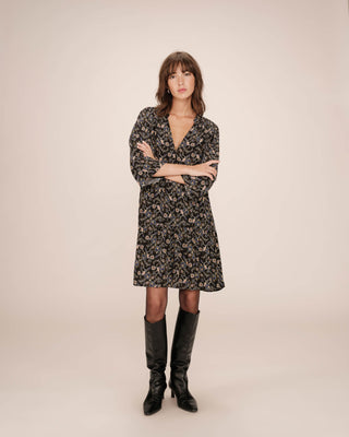 ROBE COURTE NOIR SIRIUS