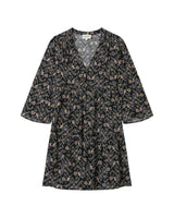 Short floral dress black Sirius