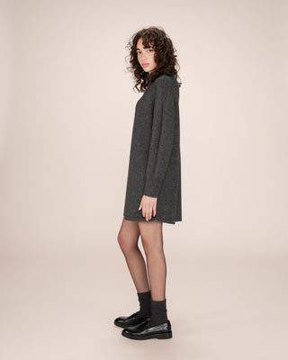 ROBE COURTE ANTHRACITE SANDRINE