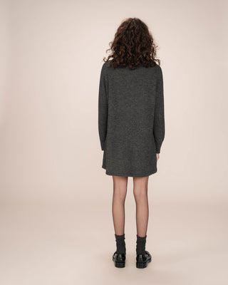 ROBE COURTE ANTHRACITE SANDRINE