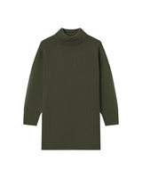 Short sweater dress khaki Sandrine