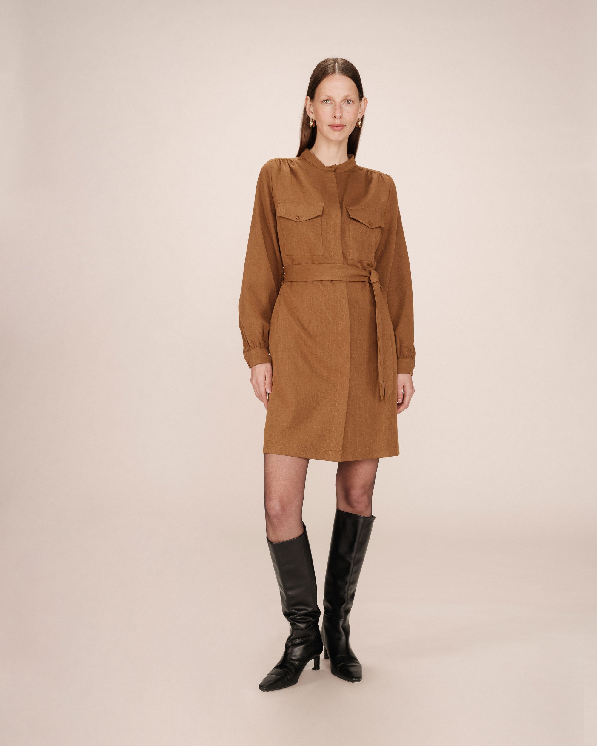 Short shirt dress khaki Serbia