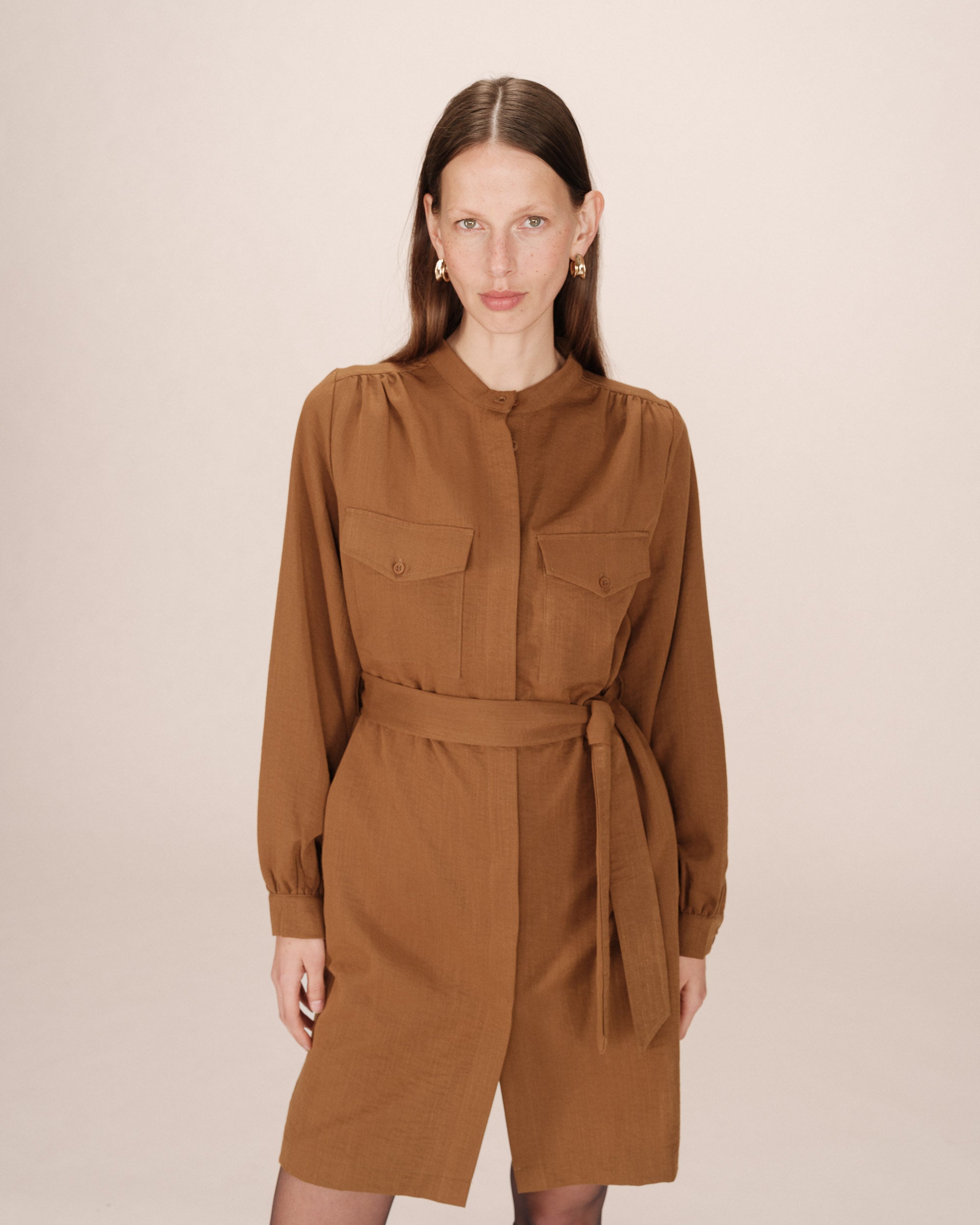 Short shirt dress khaki Serbia