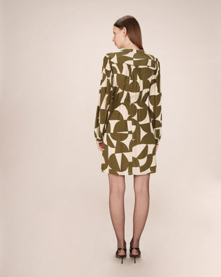 ROBE COURTE OLIVE SELIA