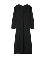 Robe longue decollete v noir Shirley
