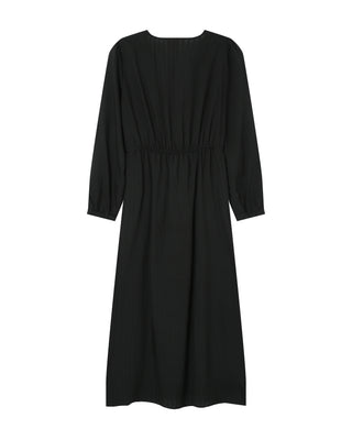 ROBE LONGUE NOIR SHIRLEY