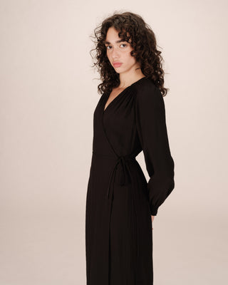 ROBE LONGUE NOIR SEYCHELLES