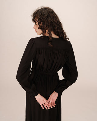 ROBE LONGUE NOIR SEYCHELLES