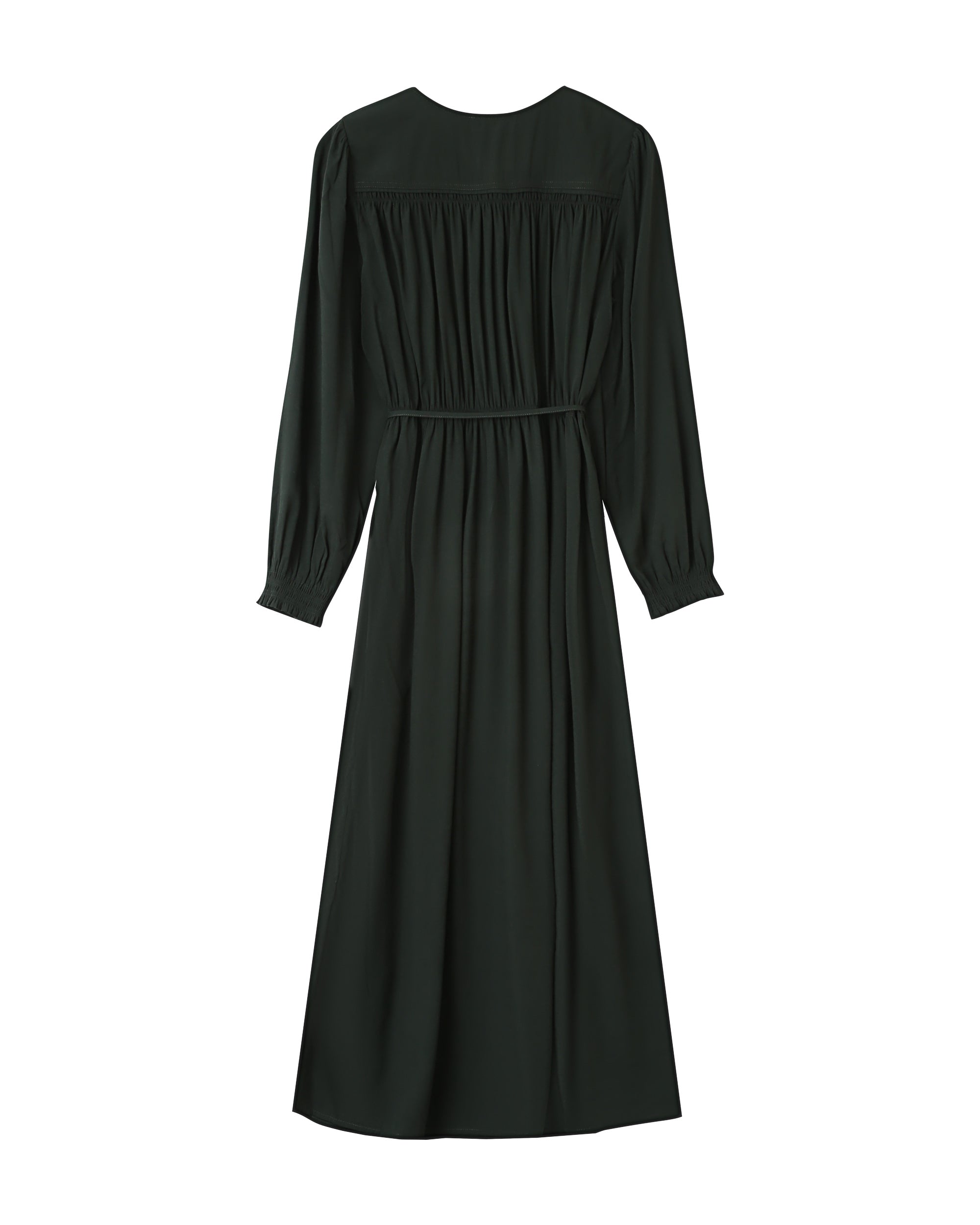 Robe longue vert foret Seychelles