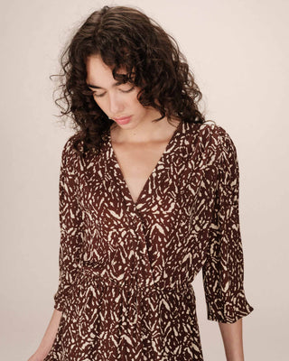 ROBE COURTE CHOCOLAT SUZIE